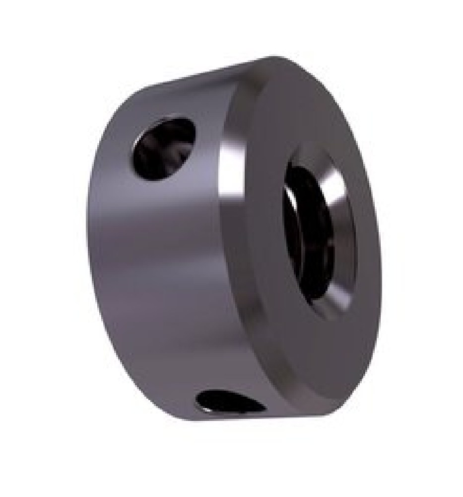 Round nut with pin holes